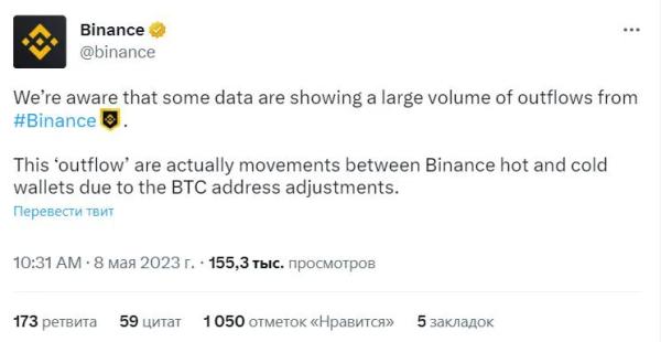  С Binance вывели рекордное количество биткоинов: что происходит