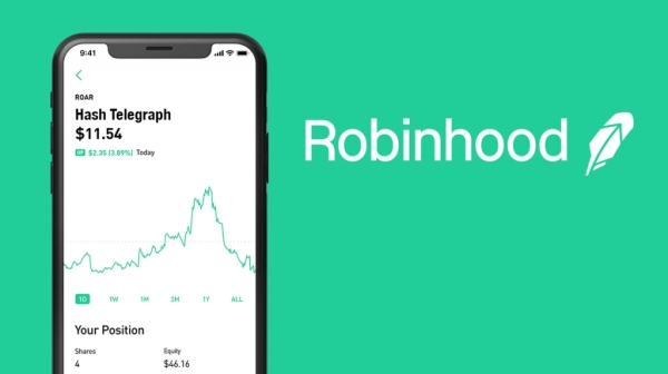 Торговля криптовалютами на платформе Robinhood выросла на 75%