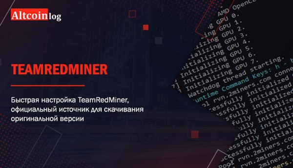 
 Что такое TeamRedMiner, руководство