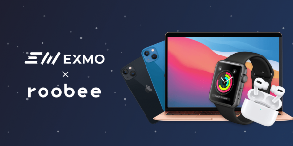 
 ROOBEE на EXMO: конкурс с техникой Apple и новая пара с USDT                    